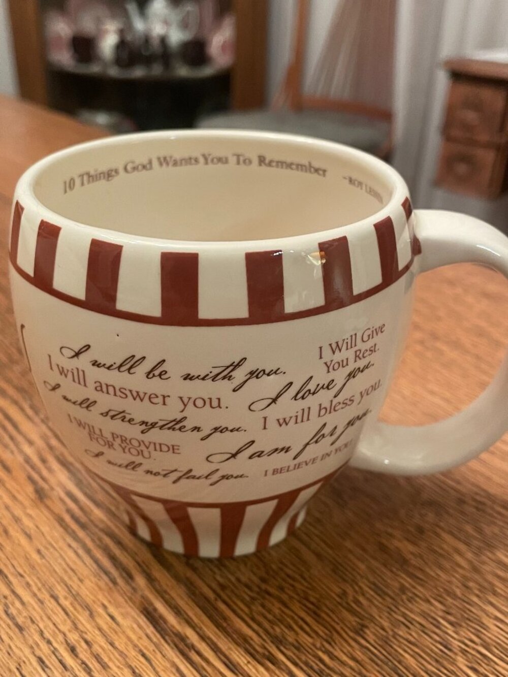 10 Things God Wants You To Remember Coffee Cup Mug by DaySpring 15 ounces
